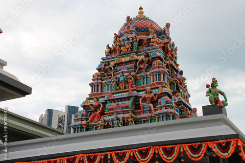 hindu temple (Sri Srinivasa Perumal Temple) in Singapore photo