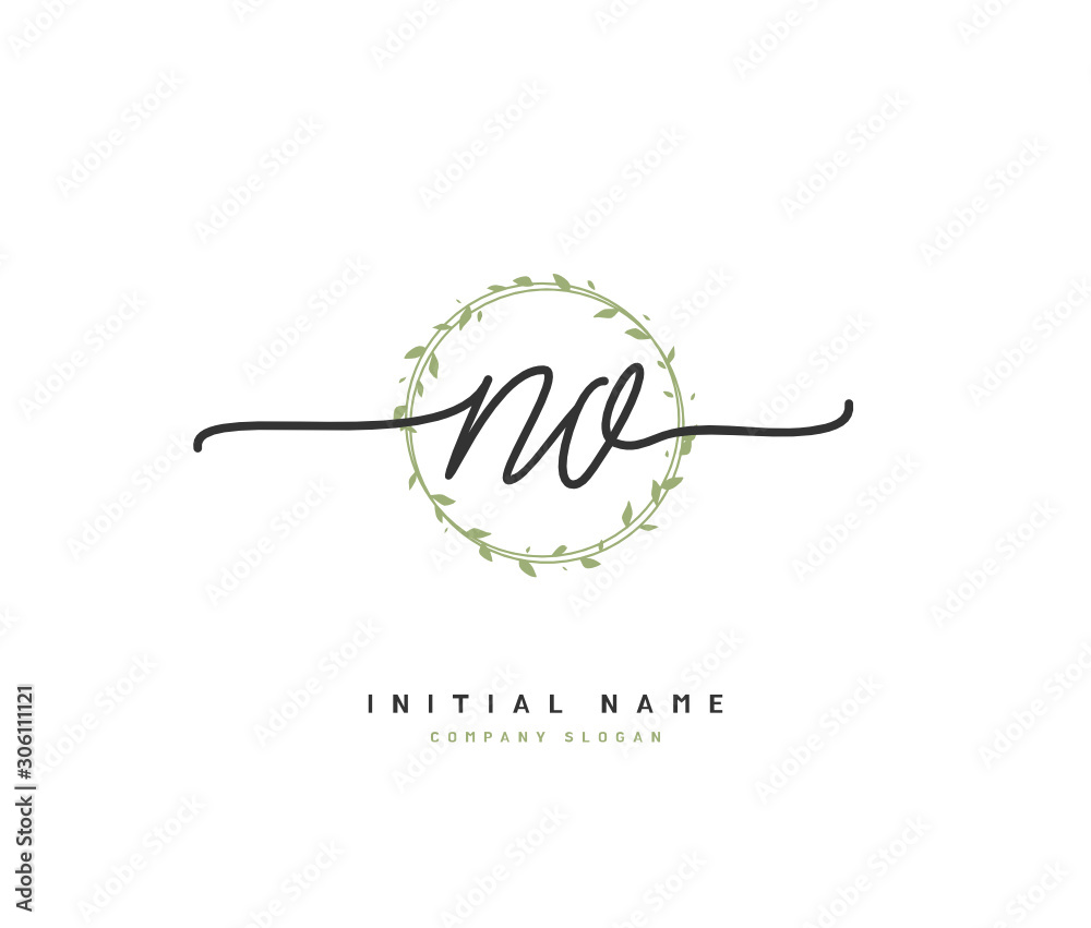 N O NO Beauty vector initial logo, handwriting logo of initial signature, wedding, fashion, jewerly, boutique, floral and botanical with creative template for any company or business. N O NO Beauty vector initial logo, handwriting logo of initial signature, wedding, fashion, jewerly, boutique, floral and botanical with creative template for any company or business.