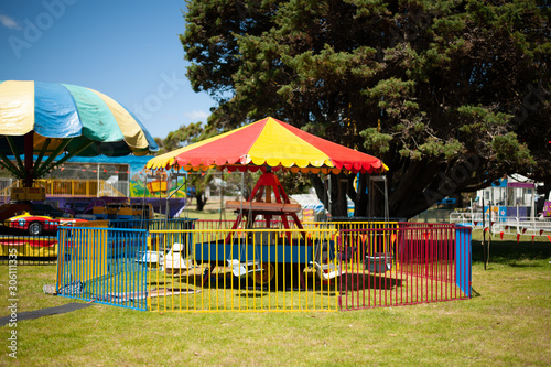 colorful playground in the park