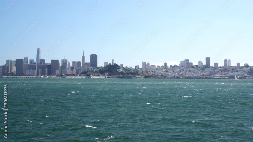 Skyline of San Francisco from Ferry boat Skyline of San Francisco from Ferry boat