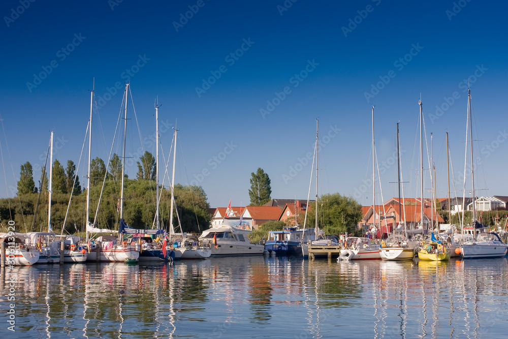 Timmendorf harbour, Poel Island, Mecklenburg-Western Pomerania,germany,europe