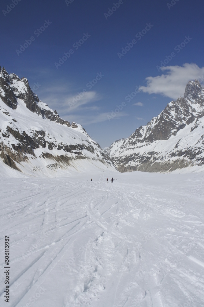 winter in the mountains