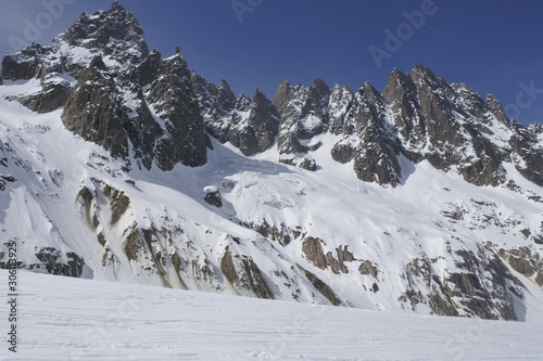mountains in winter