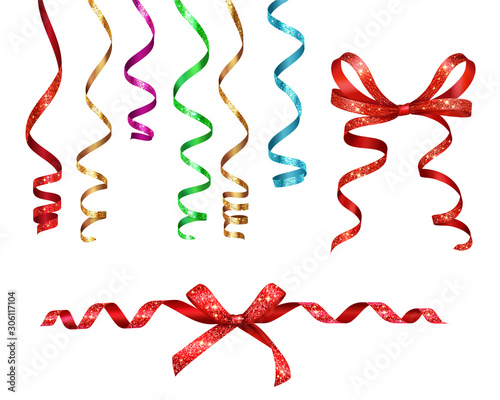 Curly Serpentine Ribbons Set