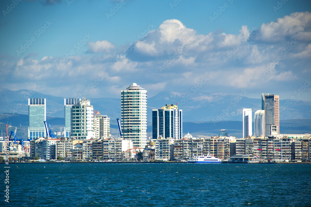 Obraz premium New Business and downtown district of izmir