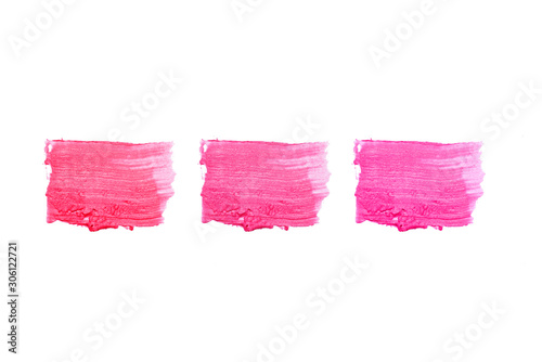 Set of different color stroks, plette of lik stick