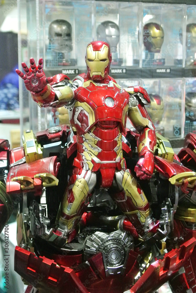 Kuala Lumpur Malaysia November 26 17 Iron Man Action Figure From Marvel Iron Man Movie Displayed For Sale Stock Photo Adobe Stock Kuala Lumpur Malaysia November 26 17 Iron Man Action Figure From Marvel Iron Man Movie Displayed For Sale Stock Photo Adobe Stock