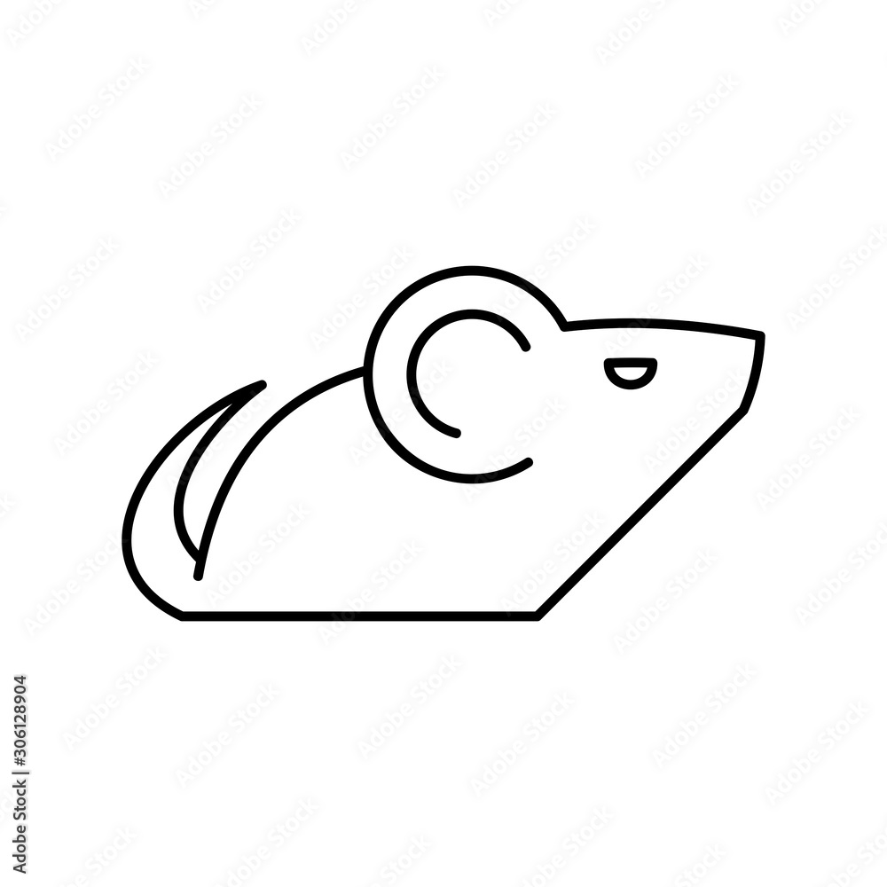 Obraz premium Mouse line icon. Icon design. Template elements