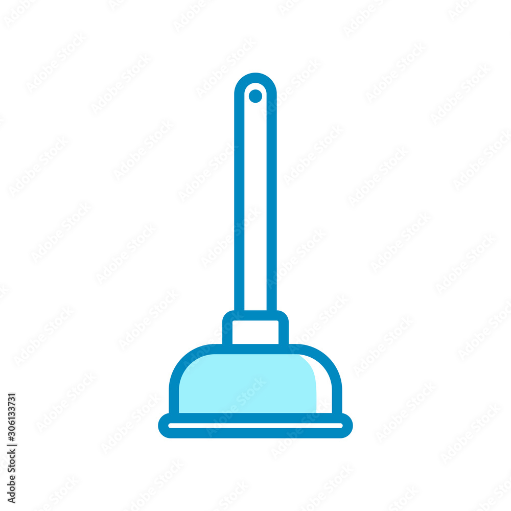 plunger - plumbing icon vector design template plunger - plumbing icon vector design template