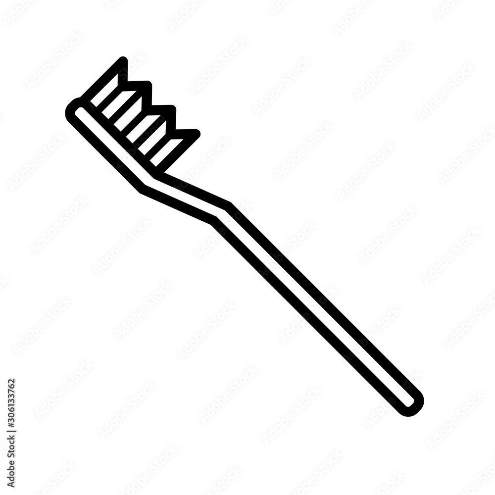 tooth brush icon vector design template