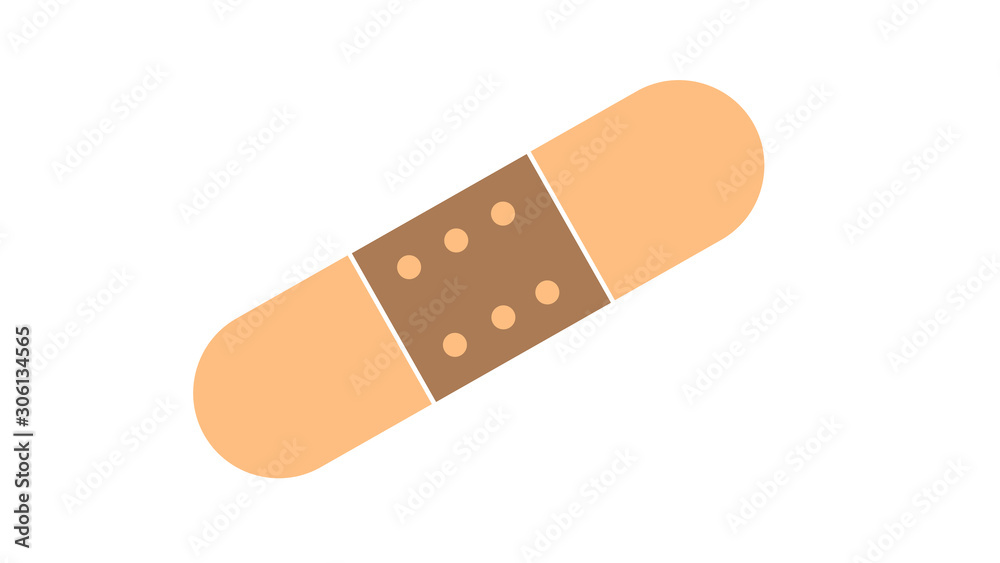 adhesive bandage isolated on white background adhesive bandage isolated on white background