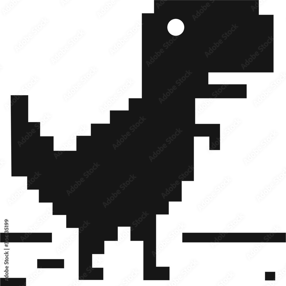 Dino Google Stock Vector