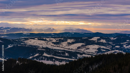 Mesmerizing views of snow-covered mountain