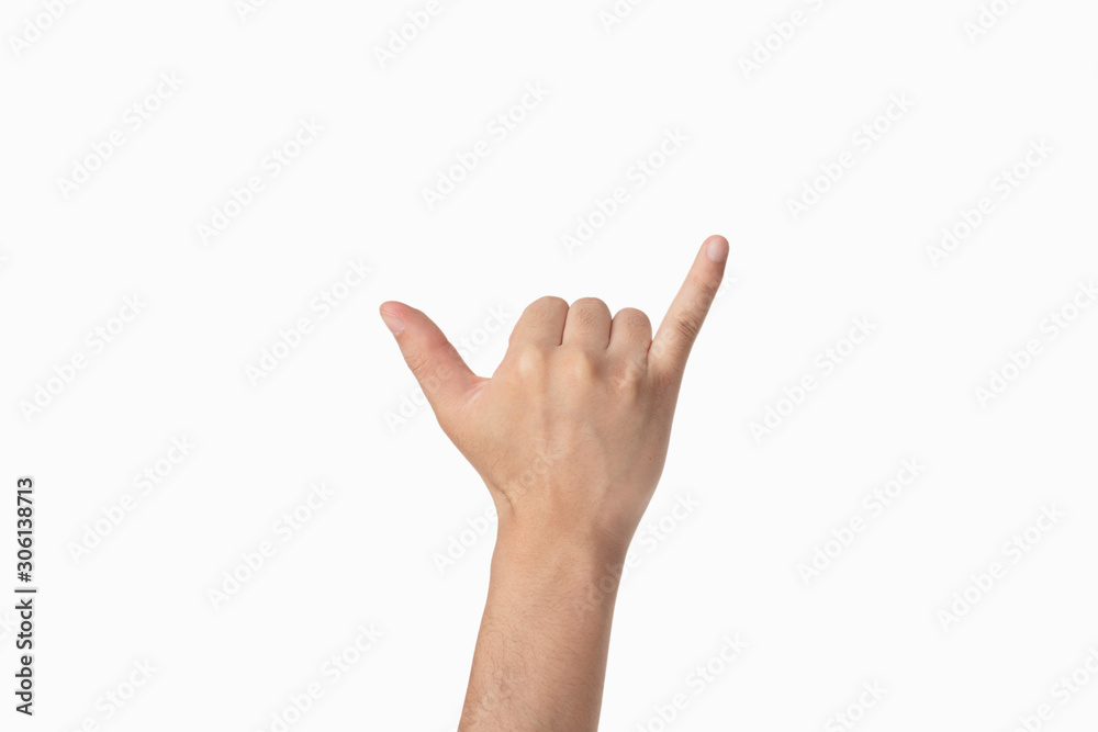hand gesture which means six in china
