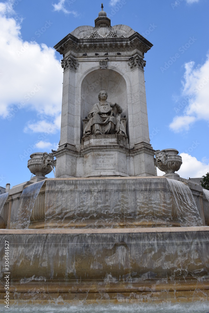 Obraz premium Fontaine Saint Sulpice
