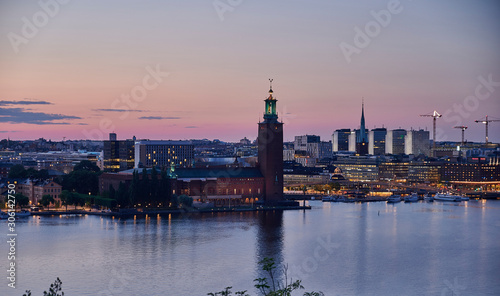 Canvas Print Stockholm City Hall
