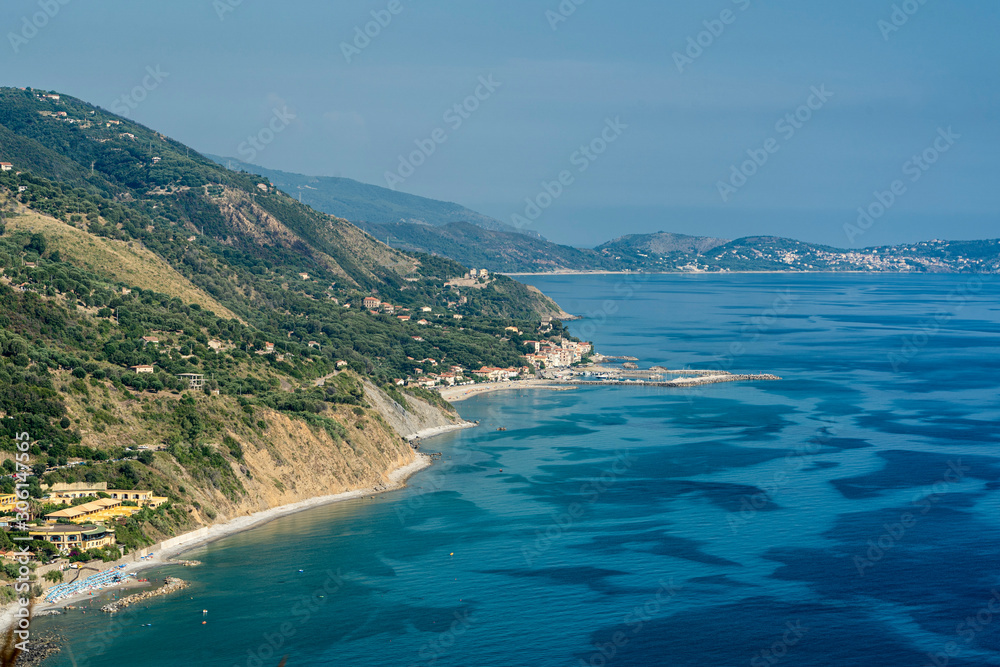 Coast at Baia Tirrena, Salerno, Italy