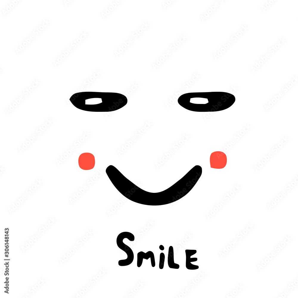 Smile font design