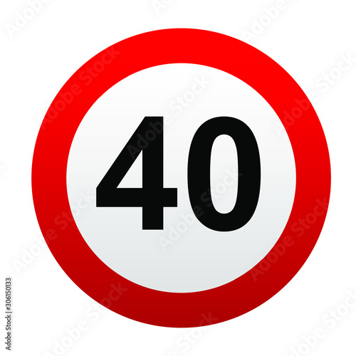 speed limit sign