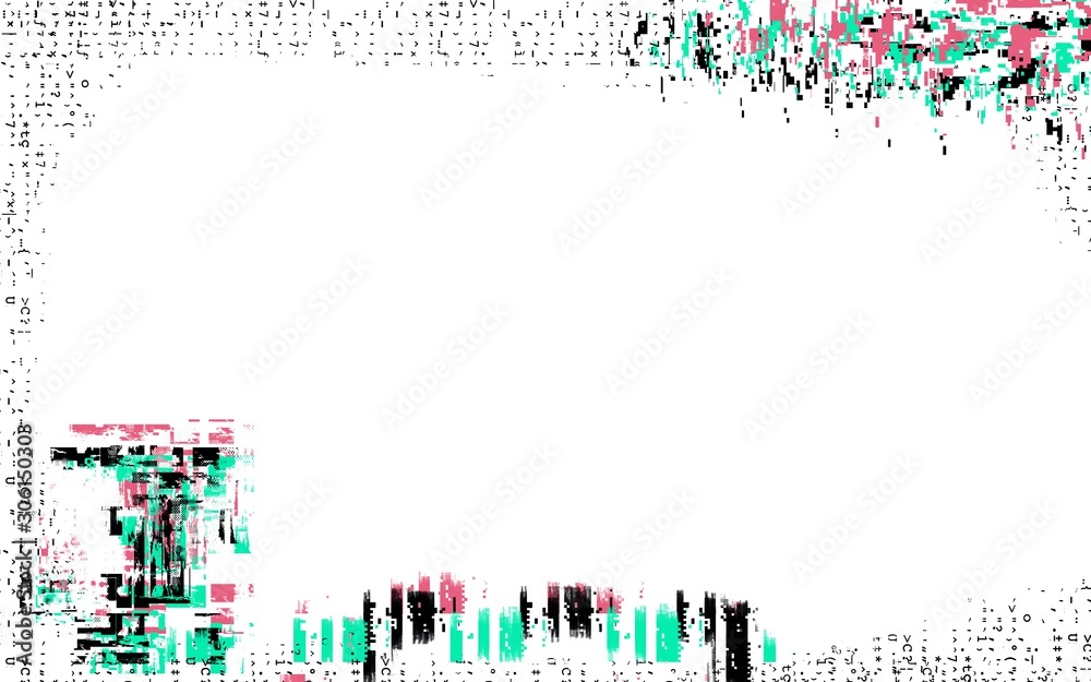 Hand draw glitch and error signal in the form of a frame. Modern background with dead pixel and bug. Optical distortion. It can be used for web design, printed products, stories for social network. Hand draw glitch and error signal in the form of a frame. Modern background with dead pixel and bug. Optical distortion. It can be used for web design, printed products, stories for social network.