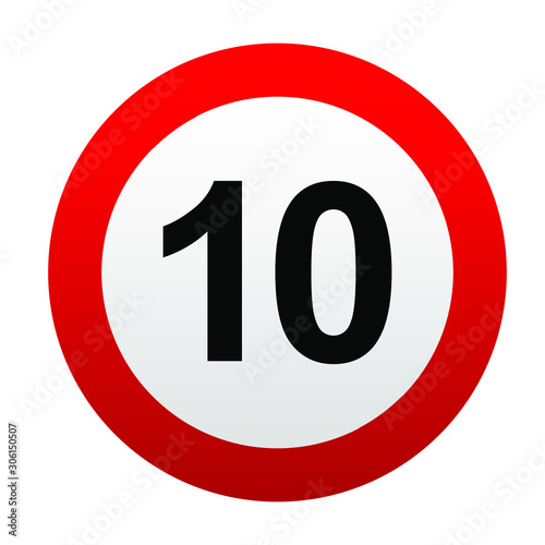 speed limit sign