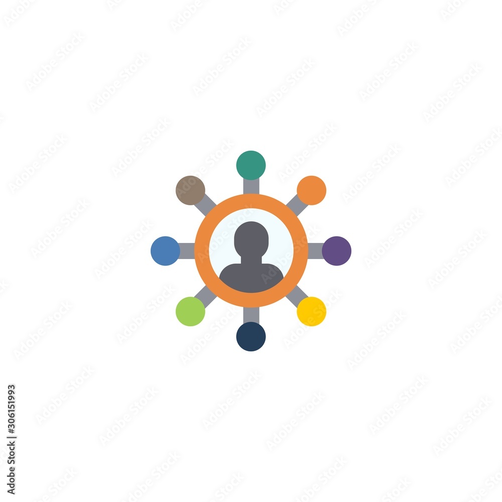 Affiliate marketing creative icon. flat simple illustration. From digital marketing icons collection. Isolated Affiliate marketing sign on white background Affiliate marketing creative icon. flat simple illustration. From digital marketing icons collection. Isolated Affiliate marketing sign on white background