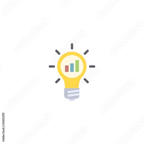 Marketing solutions creative icon. flat simple illustration. From digital marketing icons collection. Isolated Marketing solutions sign on white background