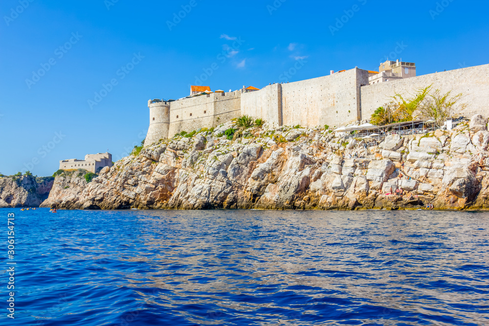 Defensive fortifications around Dubrovnik, Croatia