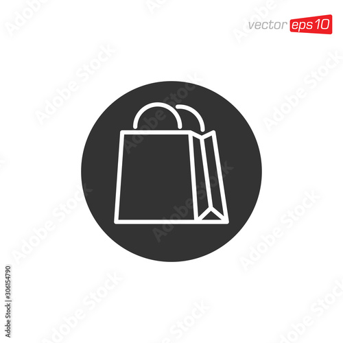 Bag Shop Icon Design Vector