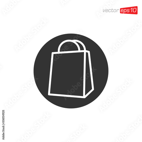 Bag Shop Icon Design Vector