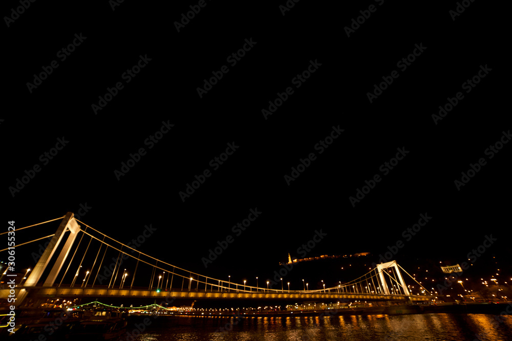 bridge budapest night
