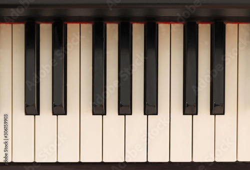 part of a keyboard  black and white piano keys