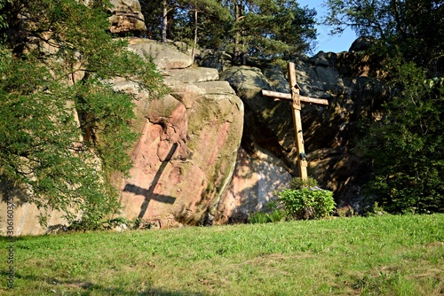 Devil Rock, Szczyrzyc in Poland photo
