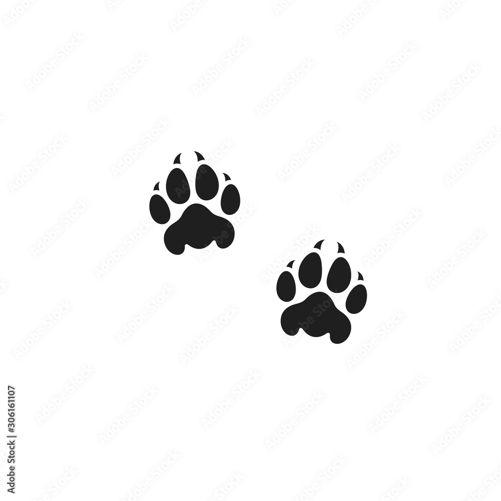 Panther paw print