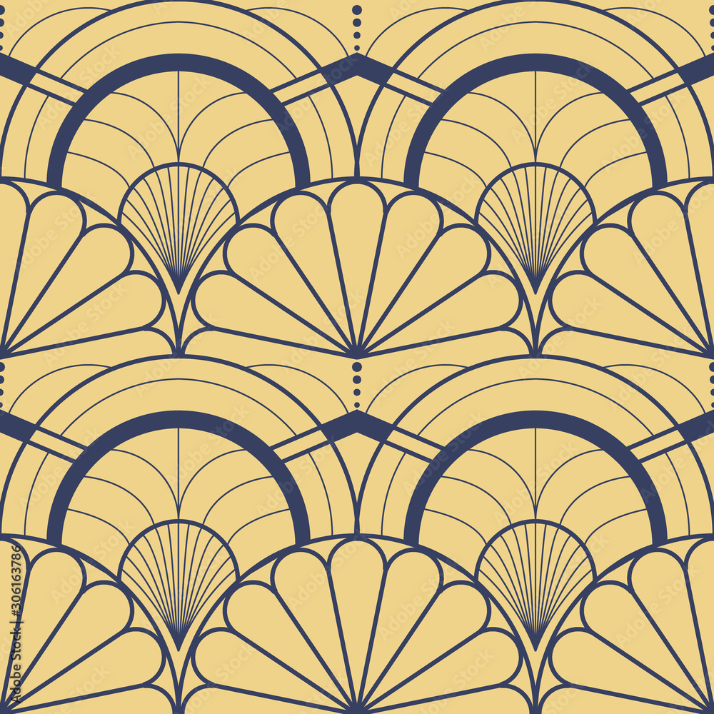 Vector modern geometric tiles liner pattern Vector modern geometric tiles liner pattern