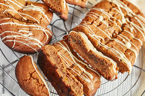 close-up of Soft and Chewy Molasses bars