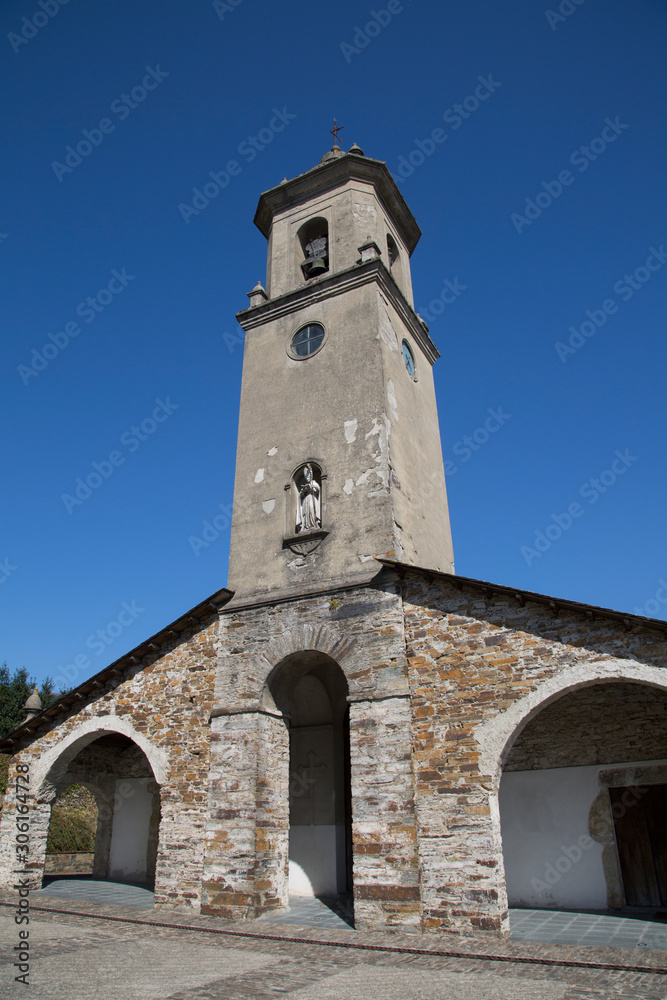 Church Tower in Taramundi; Asturias