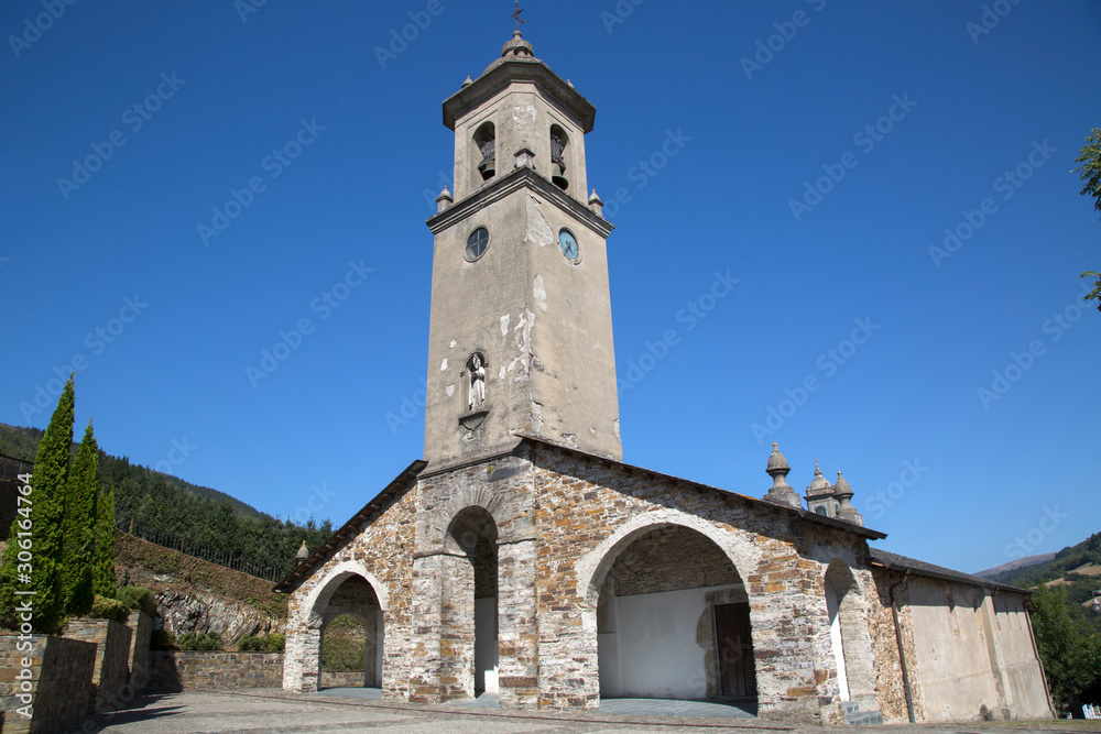 Church in Taramundi; Asturias