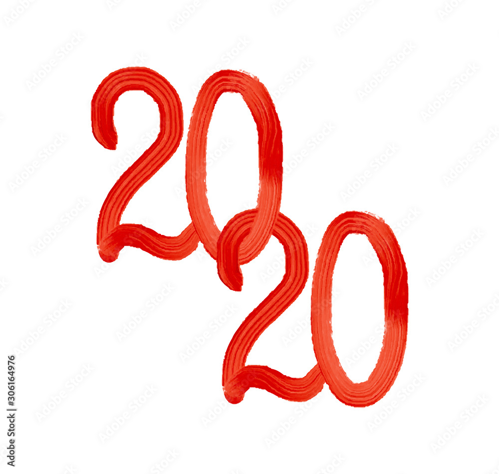 Happy new year 2020 design template. Happy new year 2020 design template.