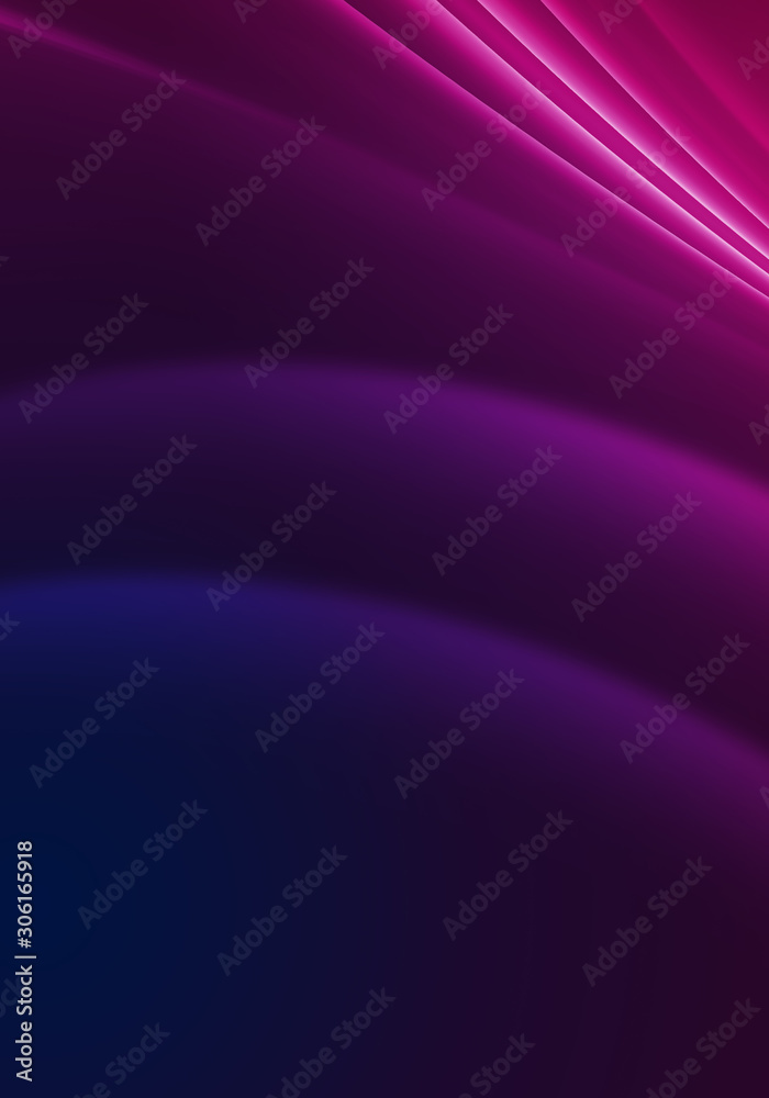 Dark abstract background with neon lines, glow. Dark abstract background with neon lines, glow.
