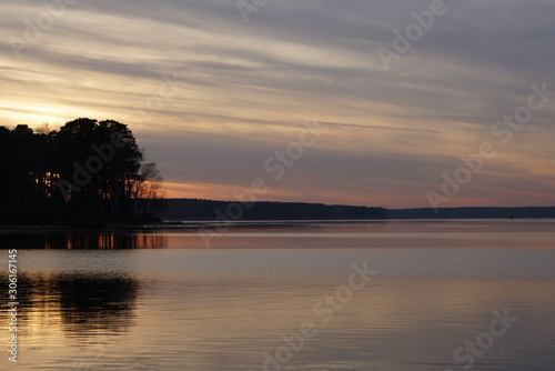 sunset on the lake © Алексей Курносов
