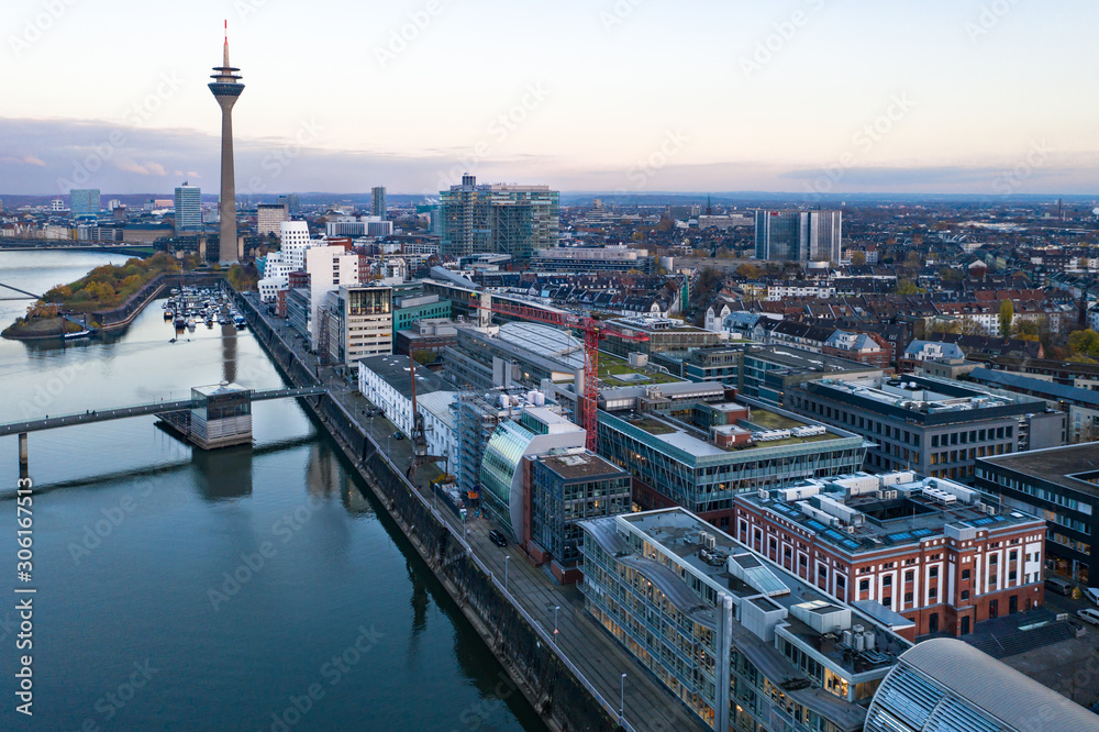 Medienhafen in Düsseldorf - Germany Medienhafen in Düsseldorf - Germany