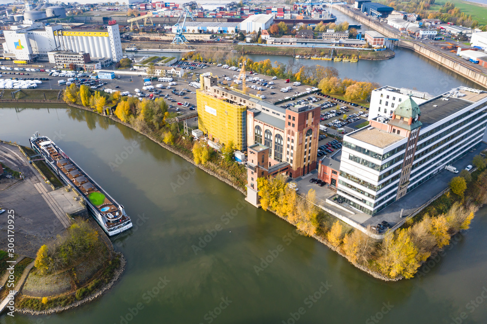 Medienhafen in Düsseldorf - Germany