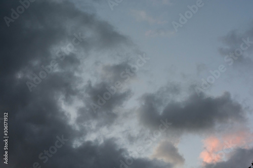 dark clouds rolling in