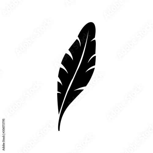 feather icon vector design symbol