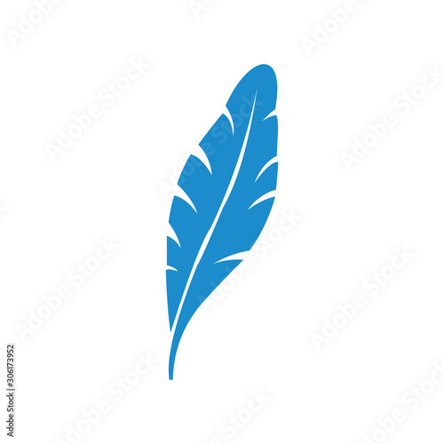 feather icon vector design symbol