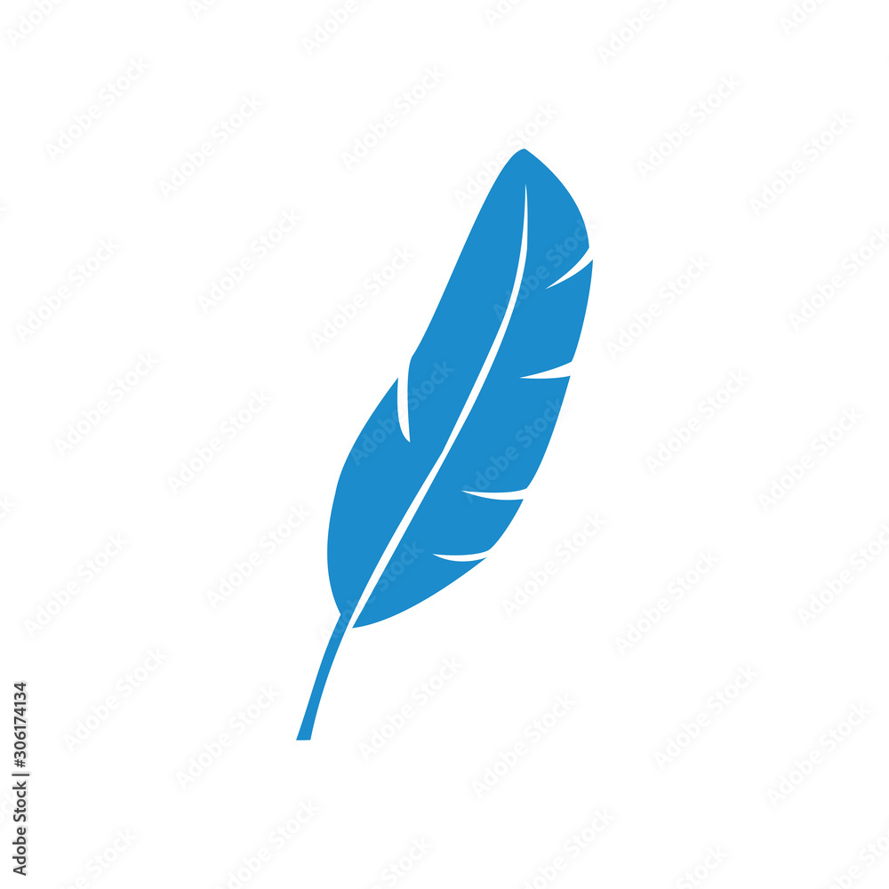 feather icon vector design symbol