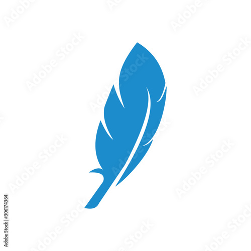 feather icon vector design symbol