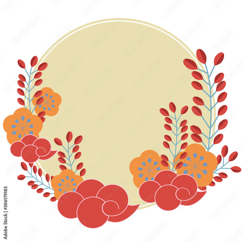 花と植物のフレームイラスト素材 Stock Vector Adobe Stock 花と植物のフレームイラスト素材 Stock Vector Adobe Stock
