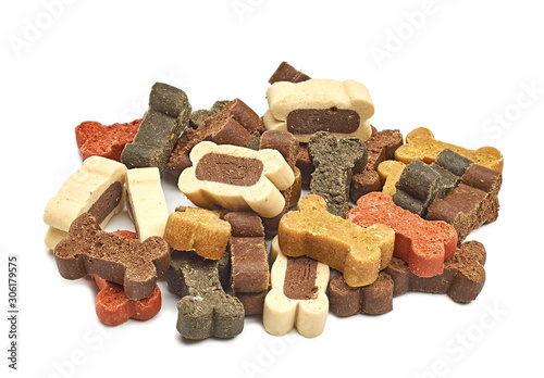 mouthwatering treats for the dog in the shape of a bone